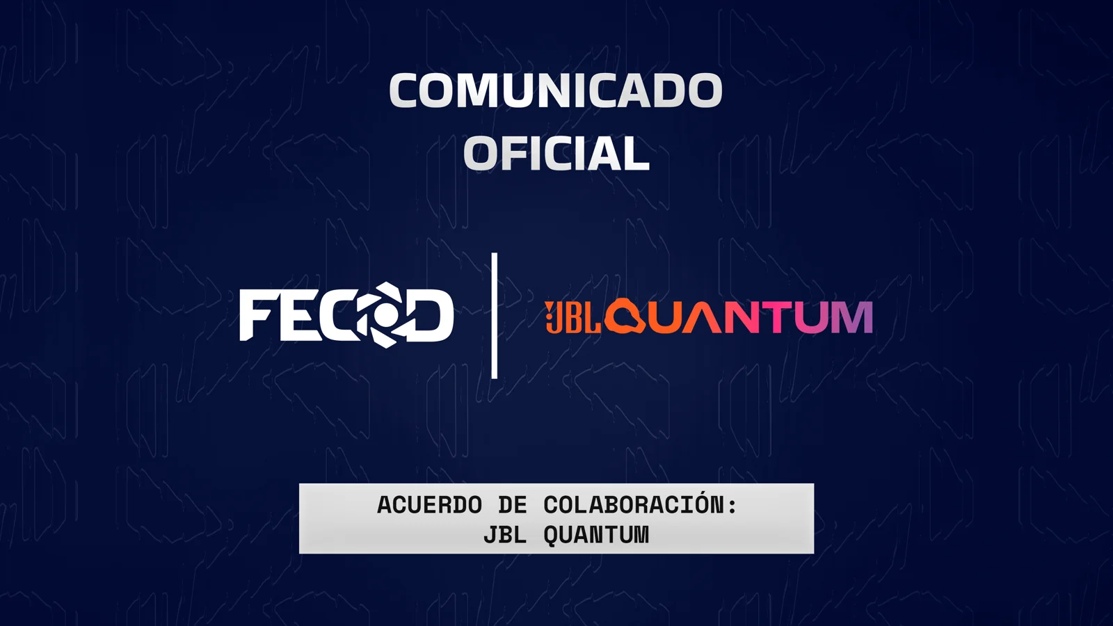 JBL Quantum, nuevo colaborador técnico de FECOD